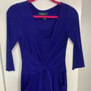 Ralph Lauren royal blue dress